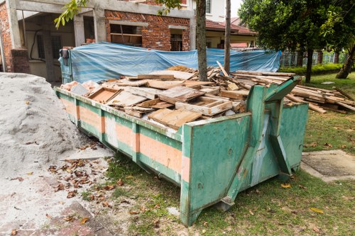Professional flat clearance team at work in Coney Hall
