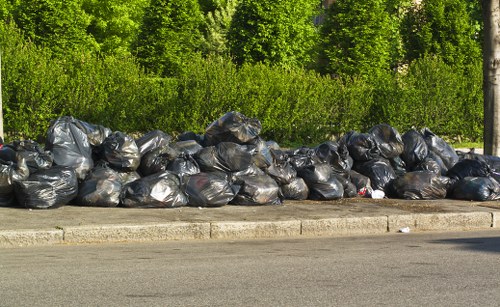 Recycling process in Coney Hall