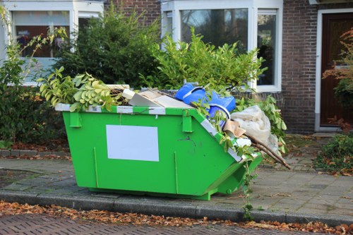 Recycling process for builders waste in Coney Hall